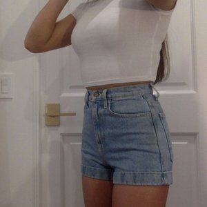 American Apparel denim shorts